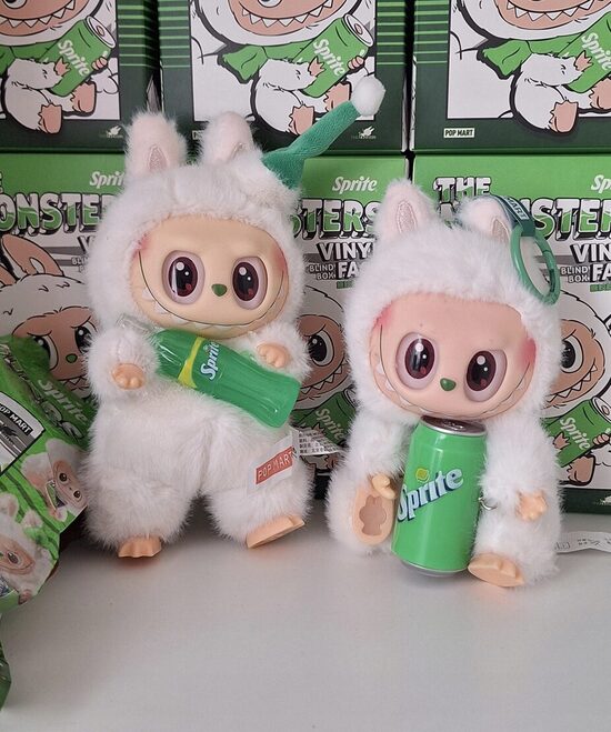 LABUBU stiliaus "Sprite" kolekcijos slapta dėžutė, 2 vnt.